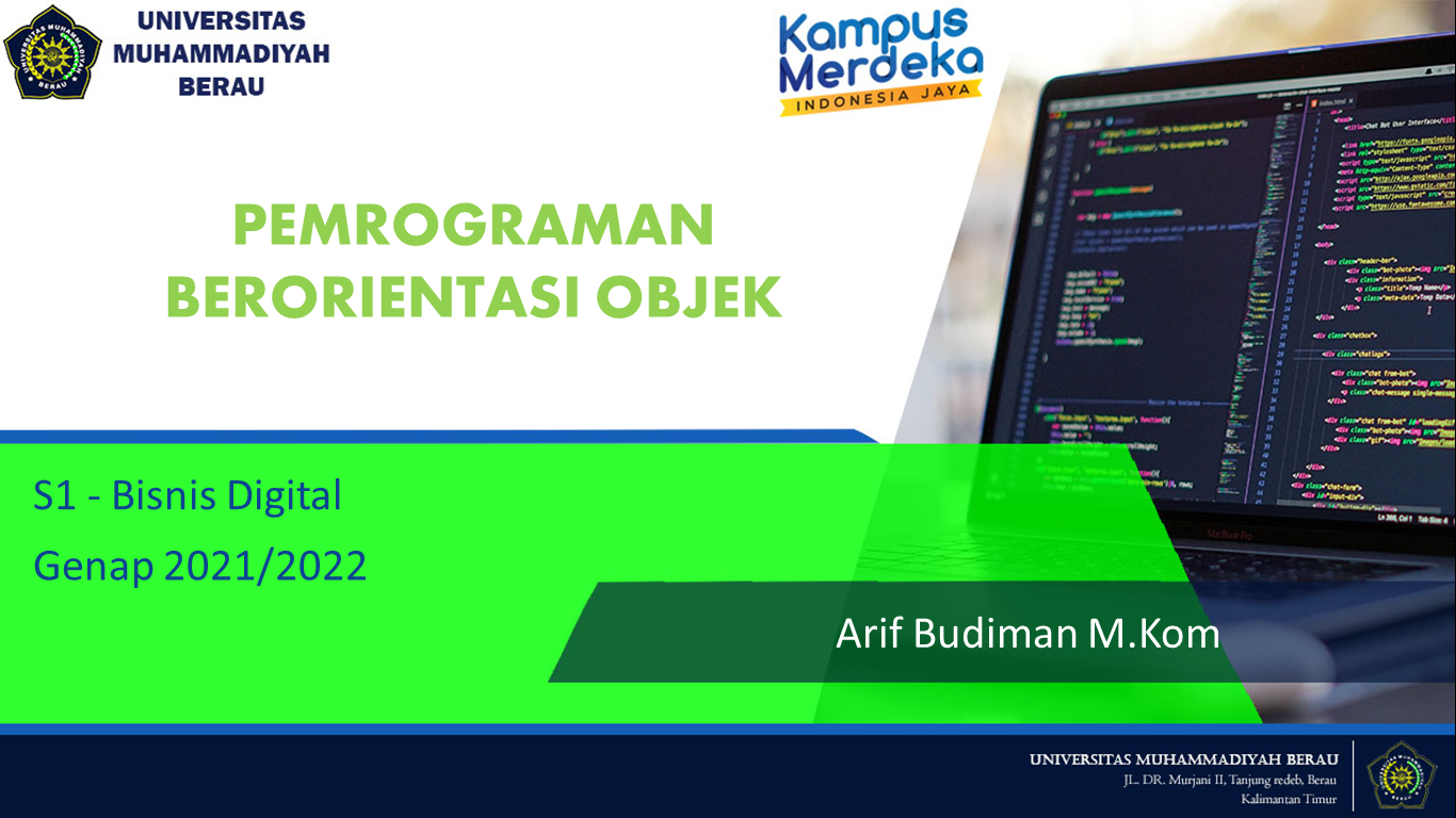 Pemograman Berbasis Objek/Object-oriented (B)